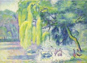 Famille De Cygnes by Henri Edmond Cross