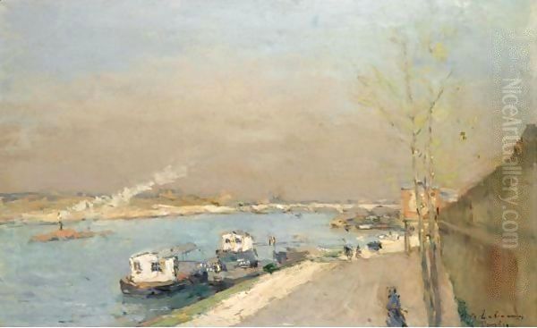 Quai De La Seine, Matin De Printemps - view 1