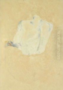 Seated Female Nude From Behind by Egon Schiele