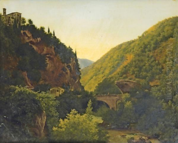 Bridge And Acqueduct In Ruins, San Cosimato - view 1