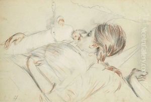 The Newborn Baby by Paul Cesar Helleu