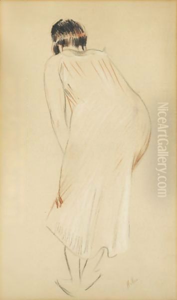 A Woman Bent Forward - view 1