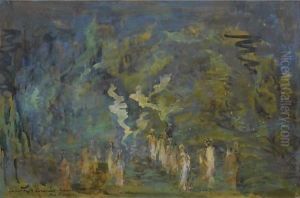 Set Design For Rusalka by Konstantin Alexeievitch Korovin