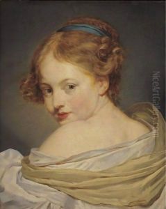 Portrait Of A Young Woman by Jean Baptiste Greuze