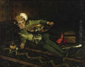 The Digestif by Ferdinand Victor Leon Roybet