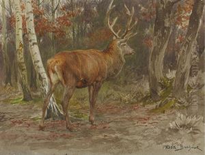 Stag On The Watch by Rosa Bonheur