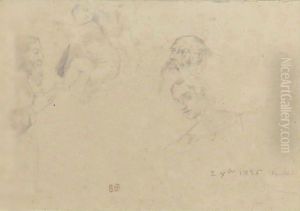 Figure Studies by Eugene Delacroix
