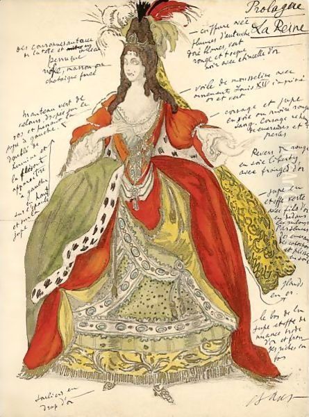 Costume Design For The Production Prologue La Reine - view 1