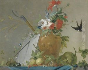 Still Life With An Allegory Of Time by Jean Jacques Bachelier