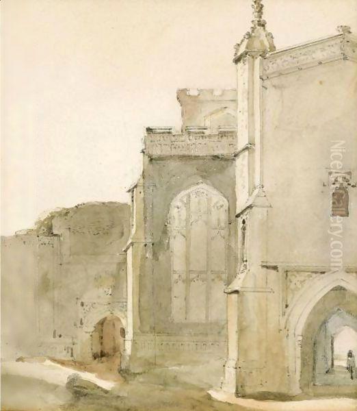 East Bergholt Church From The South - view 1