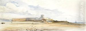 Fort St. Aubins, Jersey by Thomas Shotter Boys