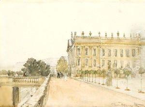 Chatsworth House, Derbyshire by David Cox