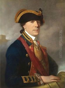 Portrait Of An Officer 2 by Josepf Wright Of Derby