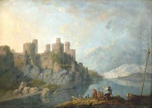 View Of Conway Castle by John Inigo Richards