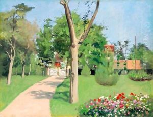 The Garden, Sun And Flowers, 1904 by Felix Edouard Vallotton