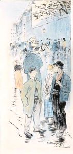The Street Roamers by Theophile Alexandre Steinlen