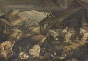 Allegoria Dell'Inverno by Jacopo Bassano (Jacopo da Ponte)