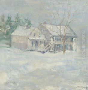 Brush House, Cos Cob by John Henry Twachtman