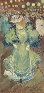 Bal Bullier, Latin Quarter by Maurice Brazil Prendergast