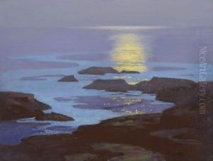 Moonlight, The Coast Of Maine by Edward Henry Potthast