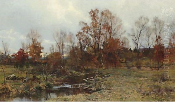 Brook In Autumn - view 1