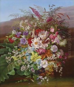 Still Life With Flowers 3 by Adelheid Dietrich