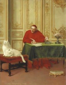 The Cardinal's Cats by Georges Croegaert