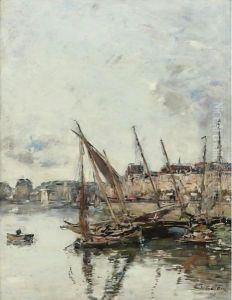 Le Port De Trouville, Maree Basse