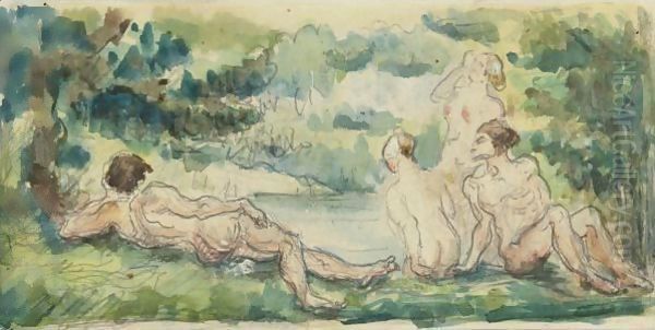 Baigneurs Et Baigneuses - view 1
