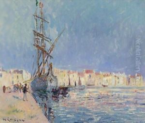 Les Martigues, Le Port De Ferriere by Gustave Loiseau