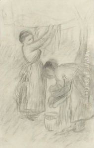 Les Laveuses by Pierre Auguste Renoir
