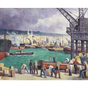 Rouen, Le Port by Maximilien Luce