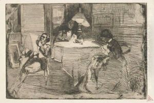 The Music-Room by James Abbott McNeill Whistler