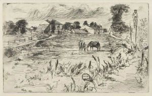 Landscape With The Horse 2 by James Abbott McNeill Whistler