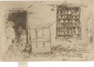 The Village Sweet-Shop by James Abbott McNeill Whistler