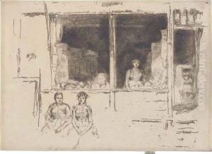 Melon-Shop, Hounsditch by James Abbott McNeill Whistler