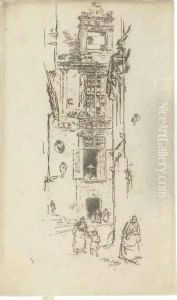 Mairie, Loches by James Abbott McNeill Whistler