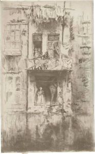 Balcony, Amsterdam by James Abbott McNeill Whistler