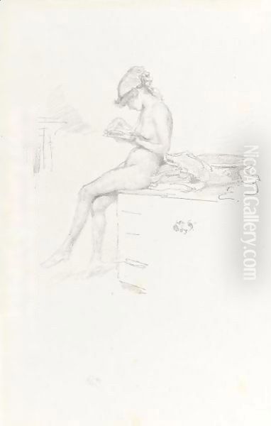 The Little Nude Model, Reading - view 1