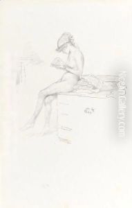 The Little Nude Model, Reading by James Abbott McNeill Whistler