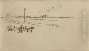 Railway-Station, Voves by James Abbott McNeill Whistler