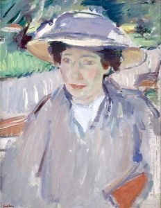 Portrait Of The Artist's Wife, Margaret by Samuel John Peploe