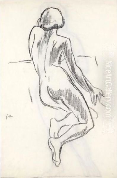 Study Of A Female Nude - view 1