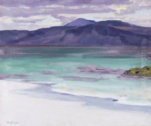 Iona, Looking Towards The Isle Of Mull And Ben More by Francis Campbell Boileau Cadell