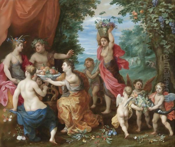 A Bacchanal With Ceres, Bacchus And Venus - view 1
