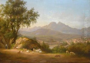 A View Of Cava Dei Tirreni Near Salerno, Italy