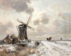 A Snow Covered Winter Landscape
