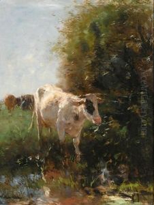 A Watering Cow by Willem Maris