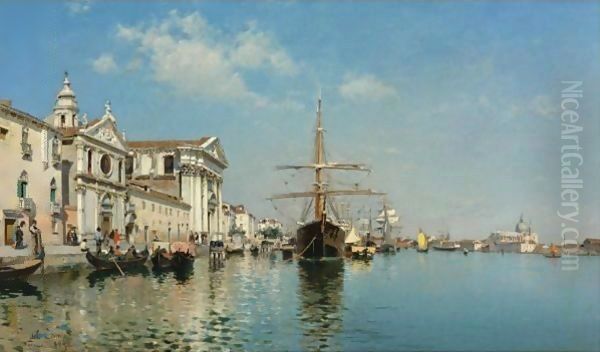 La Chiesa Gesuati From The Canale Della Giudecca, Venice - view 1