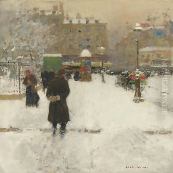 The Square Du Temple, Paris In Winter - view 1